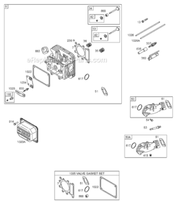 Page C Diagram and Parts List for 311707 0132-E1 Briggs and Stratton Engine